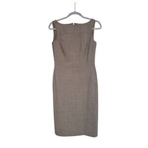 Antonio Melani‎ Women Pencil Dress Gray Sleeveless Sheath size 2